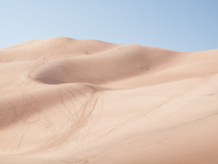 Before sunset at Great Sand Dunes National Park, Colorado.の写真素材