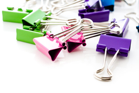 Paper clipsの写真素材