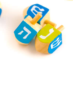A still life composed of elements of the Jewish Chanukah/Hanukkah festival.の写真素材