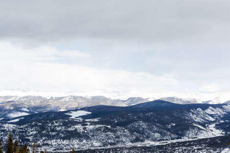 Breckenridge ski resort in the winter.の写真素材
