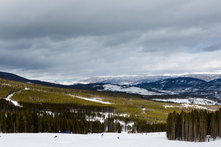 Breckenridge ski resort in the winter.