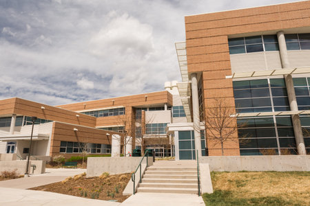 Colorado Springs, Colorado/ USA -April 26, 2014: New student orientation day at University of Colorado at Colorado Springs.のeditorial素材