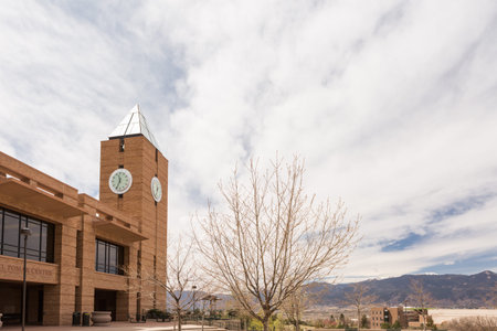 Colorado Springs, Colorado/ USA -April 26, 2014: New student orientation day at University of Colorado at Colorado Springs.のeditorial素材
