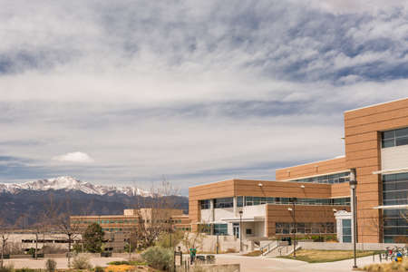 Colorado Springs, Colorado/ USA -April 26, 2014: New student orientation day at University of Colorado at Colorado Springs.のeditorial素材
