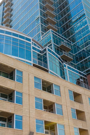 Contemporary condominiums at Riverside development.のeditorial素材