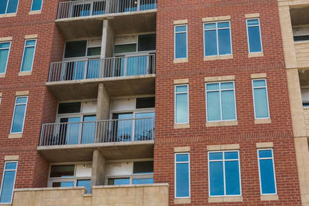 Contemporary condominiums at Riverside development.のeditorial素材