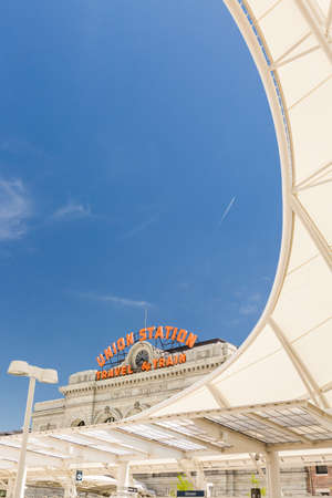 Progress of redevelopment of Union Station in Denver.のeditorial素材