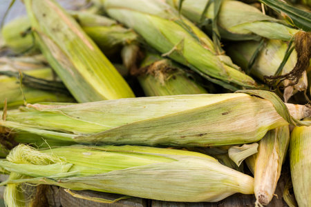 Organic fresh produce at the local farmers market.