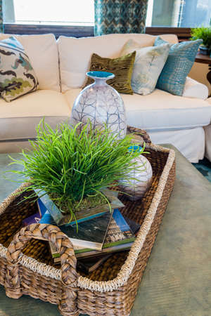 Denver, Colorado, USA-August 7, 2014. Luxury interior of typical American suburban house.のeditorial素材