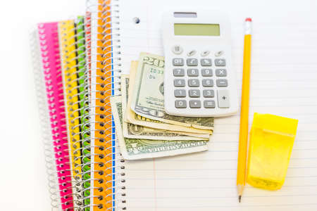 New school supplies ready for new school year.の写真素材