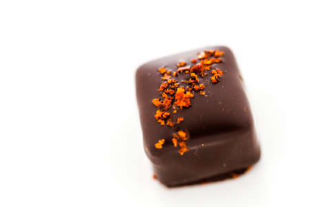 Gourmet Maya spice truffle on a white background.の写真素材