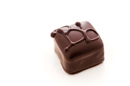 Gourmet blackberry vegan truffle on a white background.の写真素材