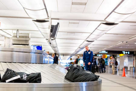 Denver, Colorado, USA-November 2, 2014. Denver International Airport on typical Sunday morning.のeditorial素材