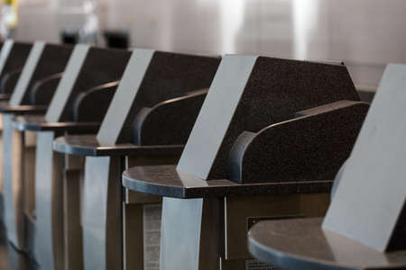 Denver International Airport on typical Sunday morning.のeditorial素材