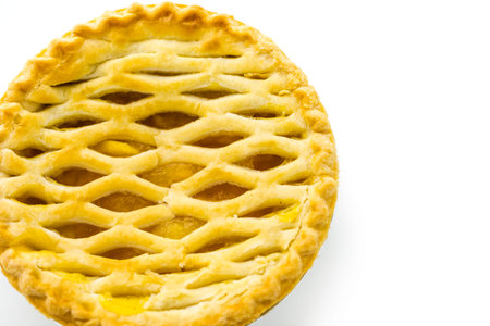 Fresh homemade pie made from organic berries.の写真素材