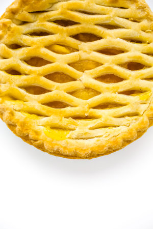 Fresh homemade pie made from organic berries.の写真素材