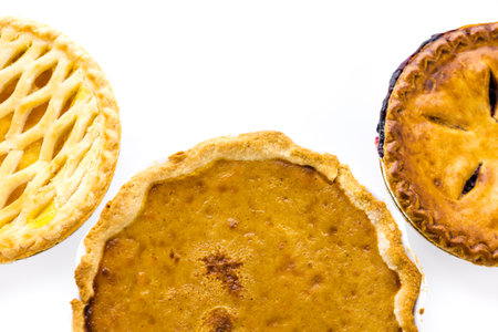 Fresh homemade pie made from organic berries.の写真素材