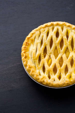 Fresh homemade pie made from organic berries.の写真素材