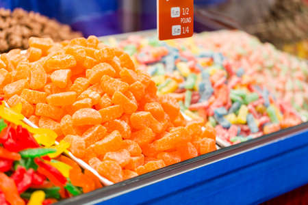Display of sweets at the local farmers market.の写真素材