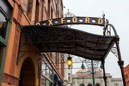 Denver, Colorado, USA-November 23, 2014. Remodeled historical Union Station in Denver, Colorado.のeditorial素材