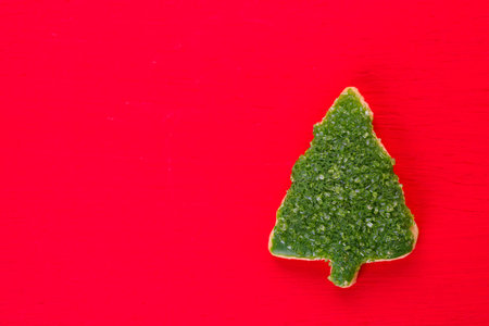 Christmas cookies on a white background.