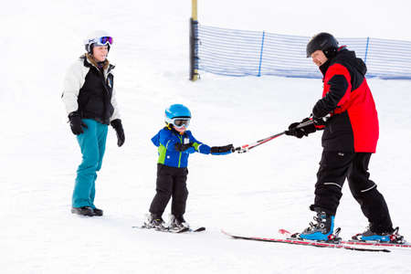 Arapahoe Basin, Colorado, USA-January 18, 2015. Mid season skiing at Araphoe basing ski resort.のeditorial素材