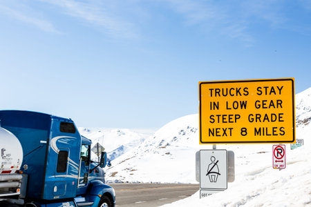 Loveland Pass, Colorado, USA-March 15, 2015. Typical weekend at Loveland pass on late Winter day.のeditorial素材