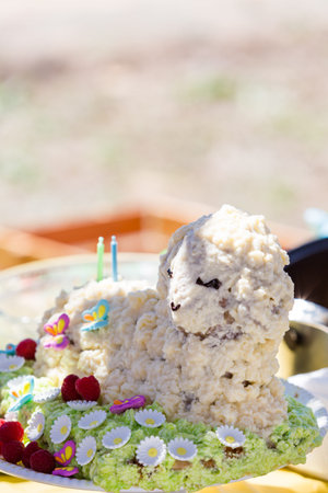 Second birthday party at the community farm.