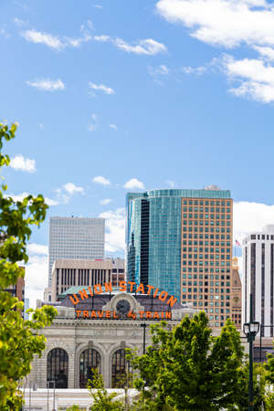 Denver, Colorado, USA-May 17, 2015. Historial Union Station after redevelopment in Denver, Colorado.のeditorial素材