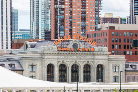 Denver, Colorado, USA-May 17, 2015. Historial Union Station after redevelopment in Denver, Colorado.のeditorial素材