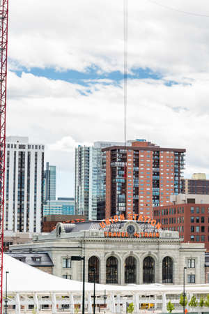 Denver, Colorado, USA-May 17, 2015. Historial Union Station after redevelopment in Denver, Colorado.のeditorial素材