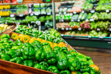 Fresh produce at the local grocery store.の写真素材