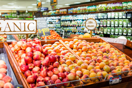 Denver, Colorado, USA-August 19, 2015. Fresh produce at the local grocery store.のeditorial素材