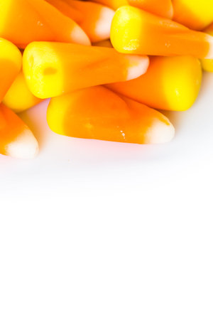 Candy corn prepared as Halloween treats.