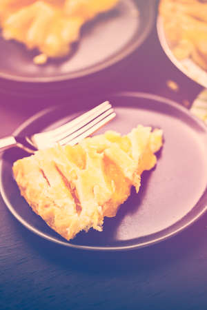 Fresh homemade pie made from organic berries.の写真素材