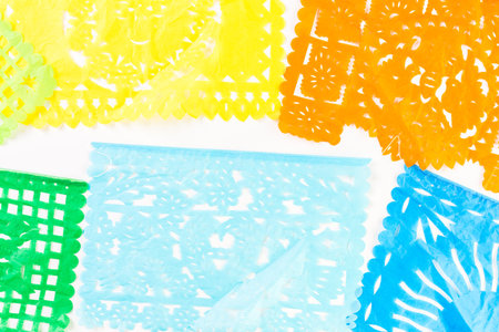 Traditional colorful table decorationsの写真素材