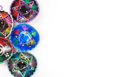 Traditional colorful table decorationsの写真素材