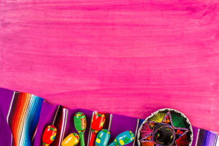 Traditional colorful table decorationsの写真素材