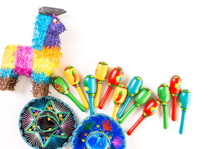 Traditional colorful table decorationsの写真素材