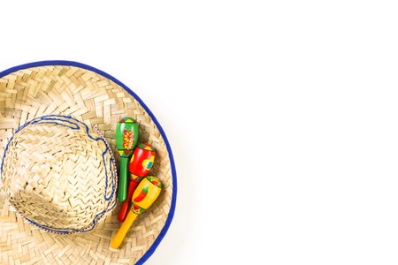 Traditional colorful table decorationsの写真素材