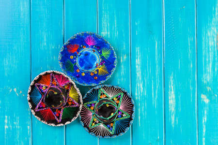 Traditional colorful table decorationsの写真素材