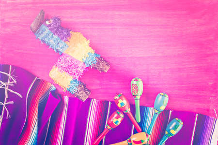 Traditional colorful table decorationsの写真素材