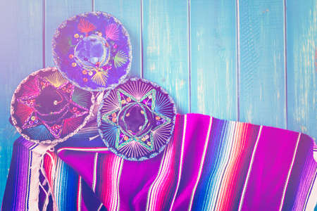 Traditional colorful table decorationsの写真素材