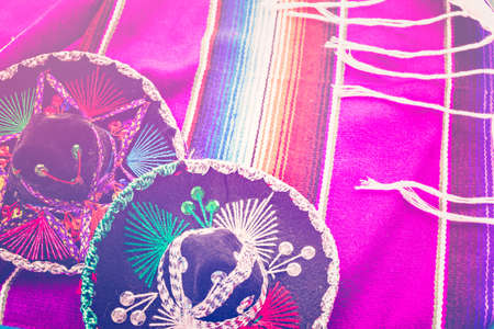 Traditional colorful table decorationsの写真素材