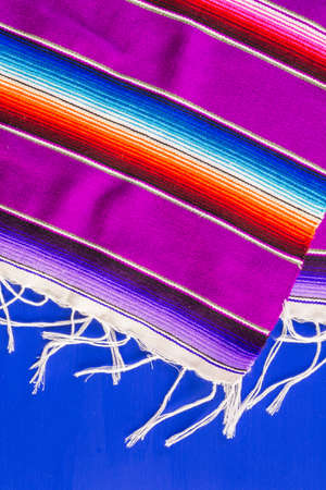 Traditional colorful table decorations for celebrating Fiesta.の写真素材