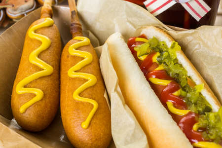 Baseball party food with ballsの写真素材