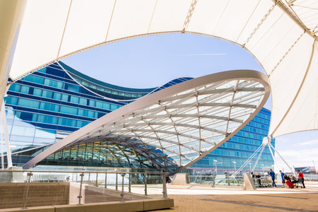 Denver, Colorado, USA-June 1, 2016. Denver International Airport