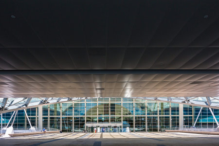 Denver, Colorado, USA-June 1, 2016. Denver International Airport
