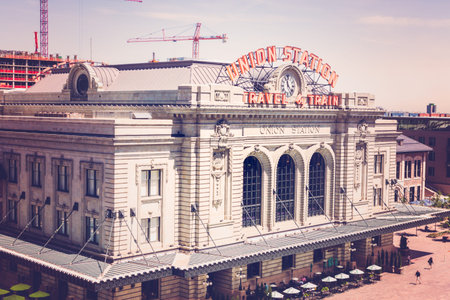Denver, Colorado, USA-June 2, 2016. Historical Union Station after redevelopment.