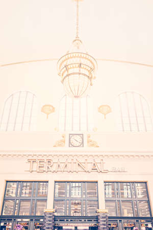Denver, Colorado, USA-June 1, 2016. View of interior of Denver Union Station.のeditorial素材